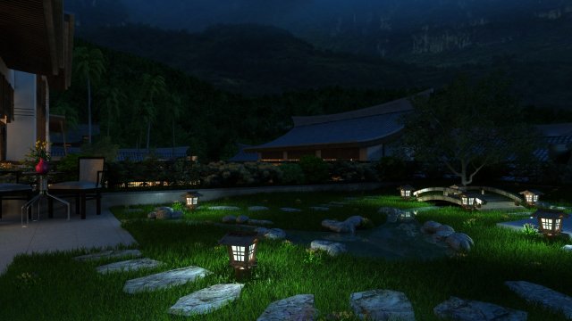 Guanyin Mountain Modelo 3D .c4d .max .obj .3ds .fbx .stl .blend 