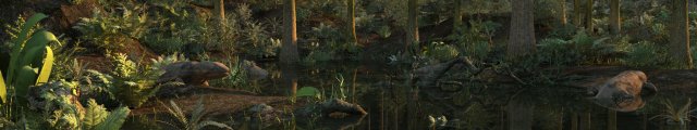 Virgin forest 3D 模型 .c4d .max .obj .3ds .fbx .stl .blend 