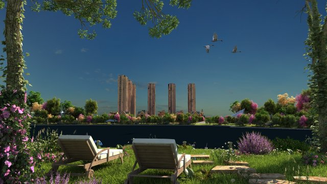 Lakeside 3D Model .c4d .max .obj .3ds .fbx .stl .blend 