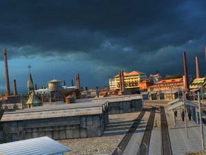 Train station 3D Model