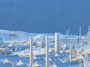 Train station 3D Model