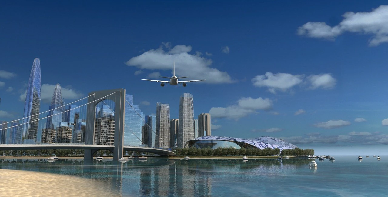 Beach 3D Model .c4d .max .obj .3ds .fbx .stl .blend 