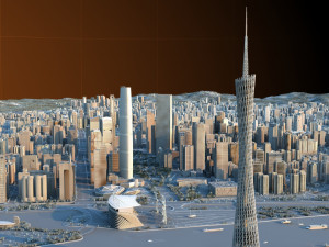 GuangZhou Modèle 3D