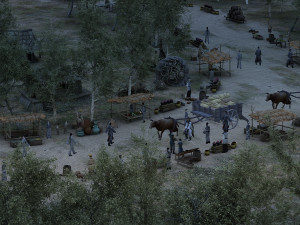 Ancient market 3D Model