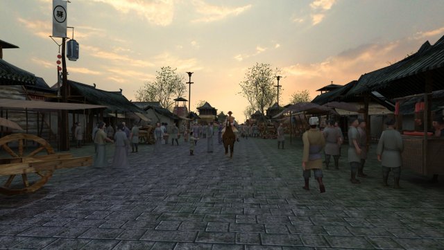Ancient market 3D मॉडल .c4d .max .obj .3ds .fbx .stl .blend 