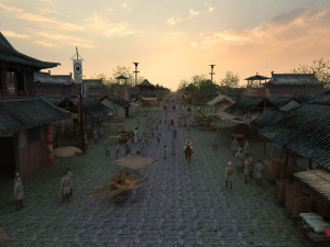 Ancient market 3D मॉडल