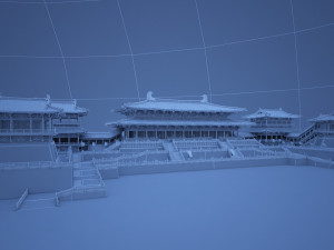 Daming Palace 3D मॉडल