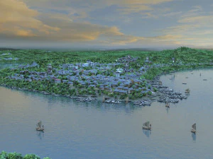 Muelle antiguo Modelo 3D