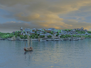 Ancient pier Modelo 3D