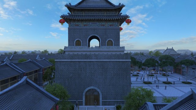 Ancient building 3D Модель .c4d .max .obj .3ds .fbx .stl .blend 