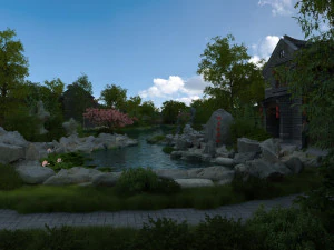 Antik mimari 3D Model