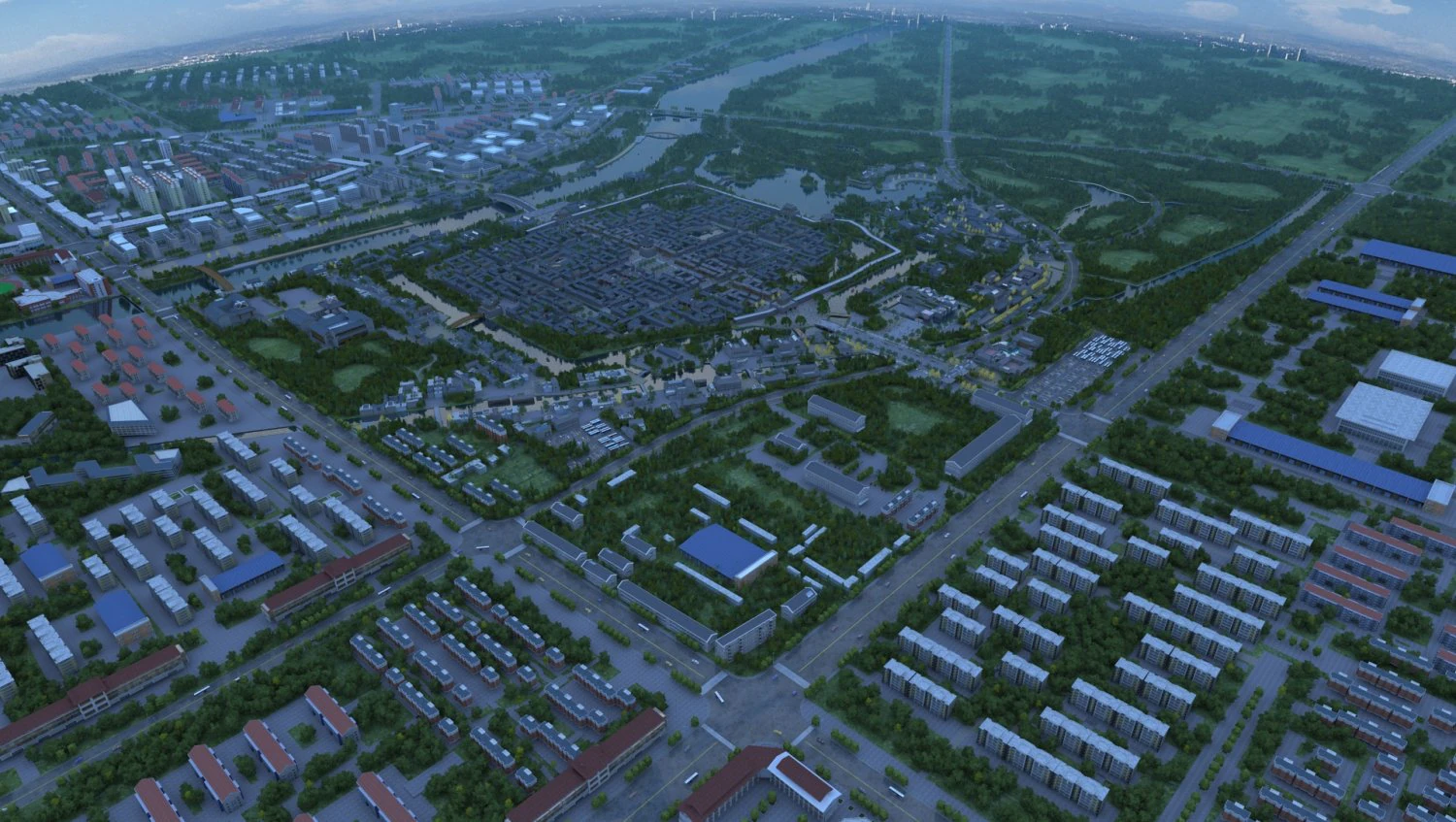 City building 3D Model .c4d .max .obj .3ds .fbx .stl .blend