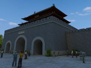 Ancient architecture 3D Model