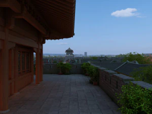 Arquitetura antiga Modelo 3D