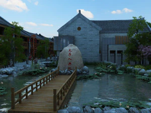 Arquitetura antiga Modelo 3D