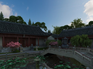 Temple Modelo 3D