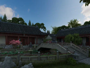 Temple 3D Model