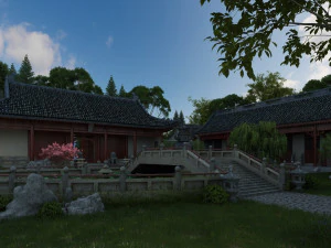 Temple 3D Model