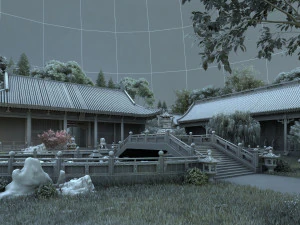 Temple 3D Model