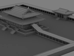Ancient architecture 3D Model