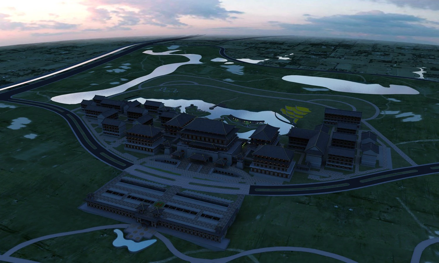 Ancient restaurant 3D Model .c4d .max .obj .3ds .fbx .stl .blend 