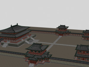 Ancient palace 3D 모델