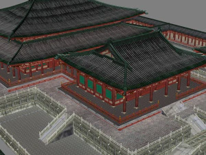 Ancient palace 3D Model