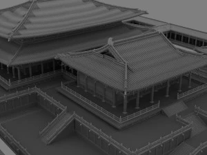 Ancient palace 3D Model
