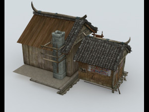 Ancient store 3D Model