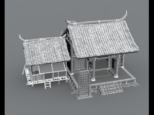 Ancient store 3D Model