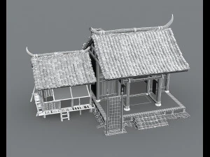Ancient store 3D Model
