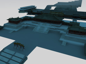 Ancient temples 3Dモデル