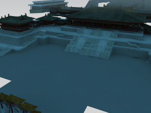 Ancient temples Modello 3D