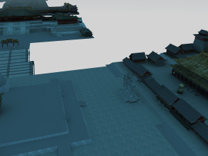 Ancient temples Modello 3D