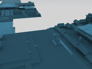 Ancient temples Modello 3D