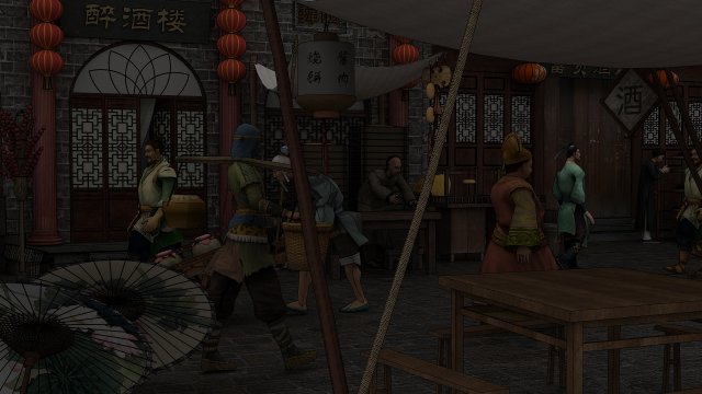 Ancient market Modello 3D .c4d .max .obj .3ds .fbx .stl .blend 