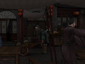 Ancient market Modello 3D
