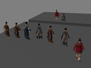 Ancient officials Modelo 3D