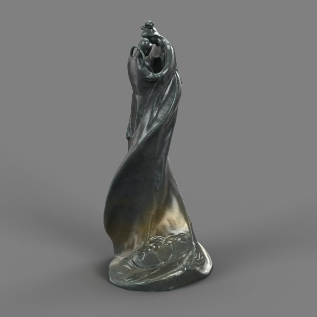 Bronze couple 3Dモデル .c4d .max .obj .3ds .fbx .stl .blend 