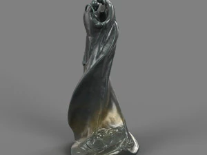 Brązowa para Model 3D