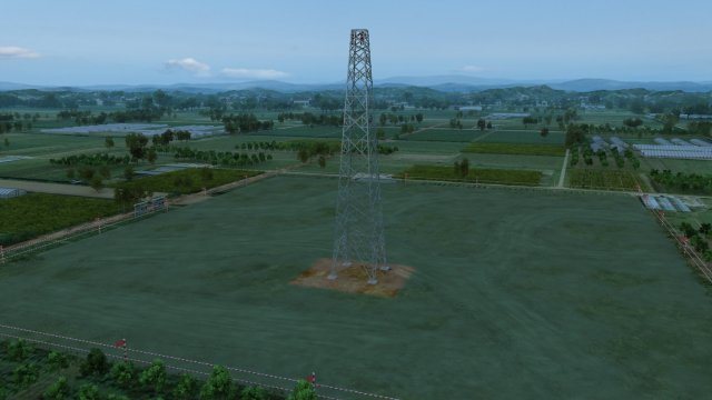 Rural area 3D Модель .c4d .max .obj .3ds .fbx .stl .blend 
