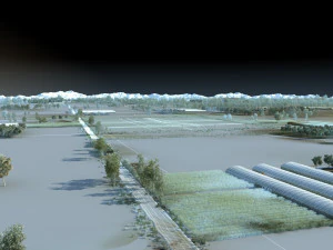 Rural area 3D Model
