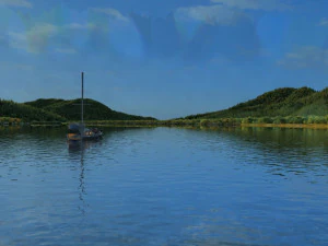 Ancient ferry 3D Model