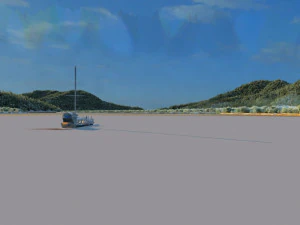 Ancient ferry 3D Model