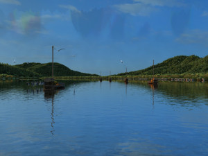 Ancient town ferry Modelo 3D