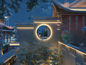 Ancient town 3D मॉडल