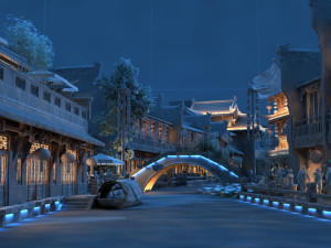 Ancient town 3Dモデル
