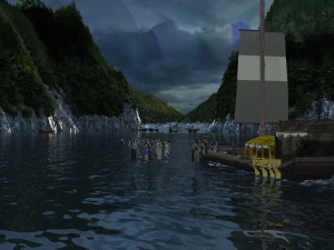 Traghetto della citt&agrave; antica Modello 3D