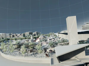 Seaside town 3D Model