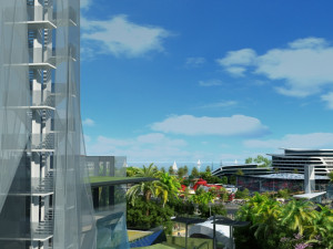 Seaside town 3D 모델
